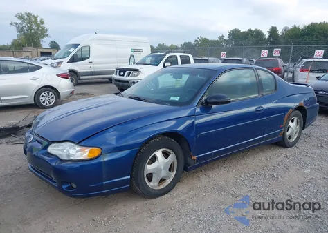 2003 Chevrolet Monte Carlo Ss z USA, uszkodzony, nr VIN 2G1WX12K439360658